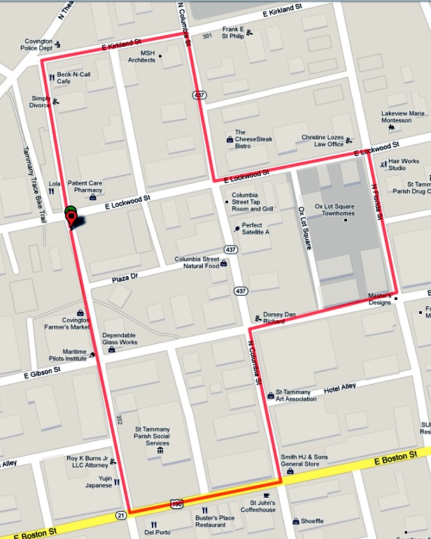 Covington Criterium, Tour de Louisiane