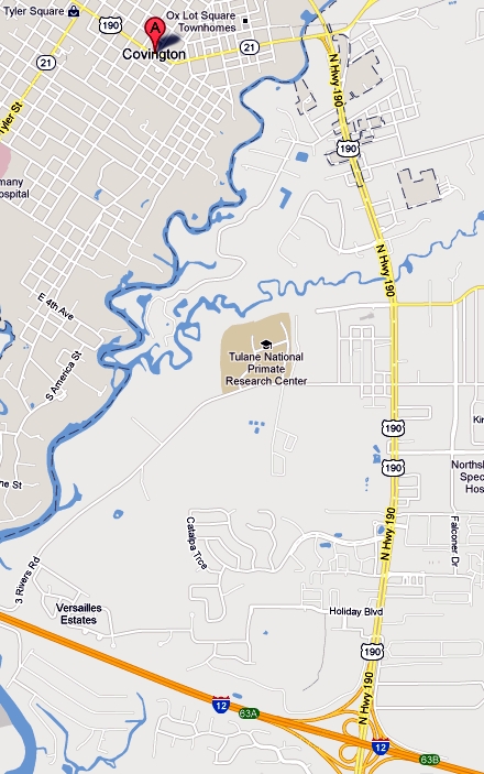 Covington Area Map