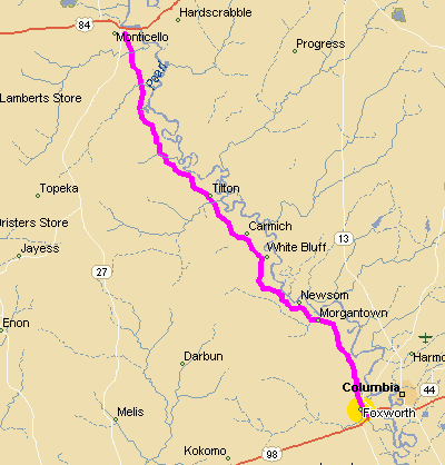 Red Bluff Ride - Entire Route